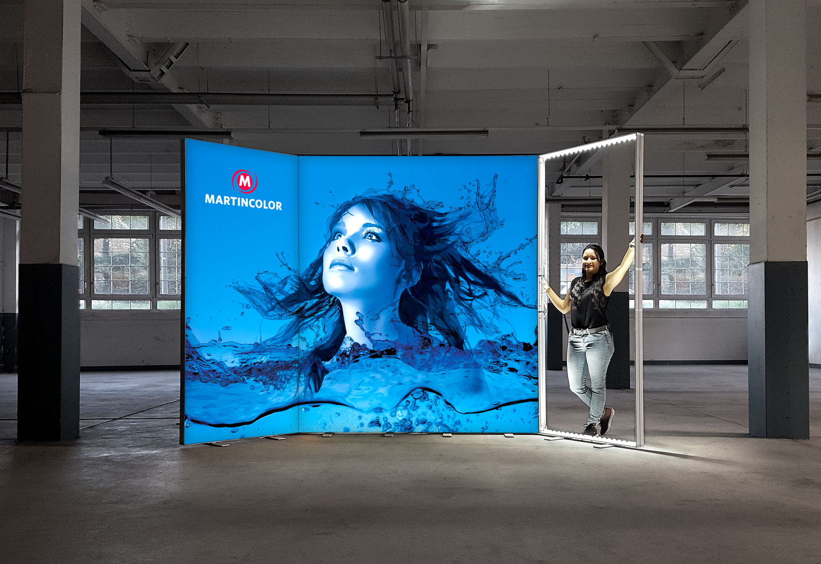 ALU LightUp Messestand Flügel ALU LightUp Messestand Flügel