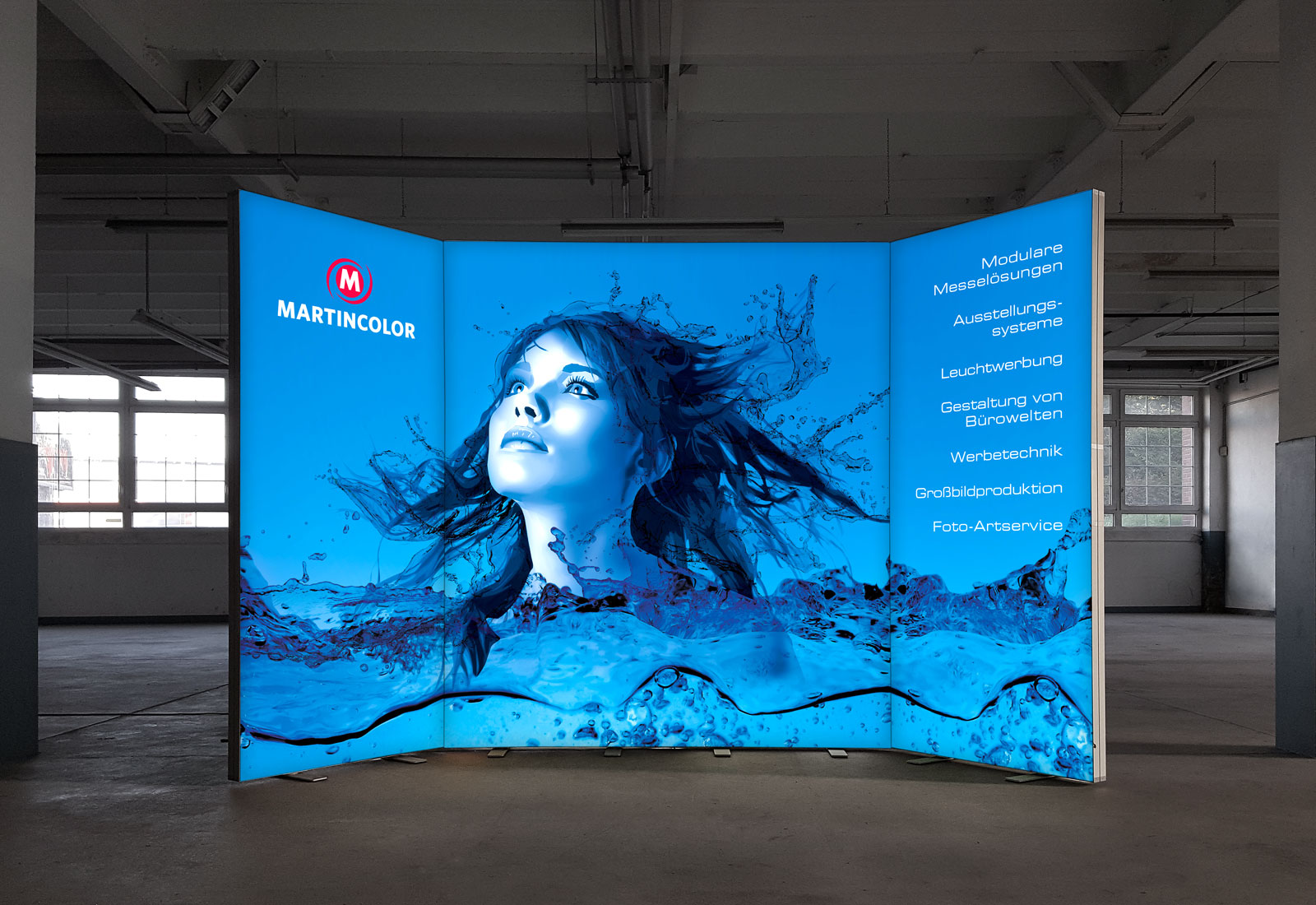 ALU LightUp Messestand Flügel ALU LightUp Messestand Flügel