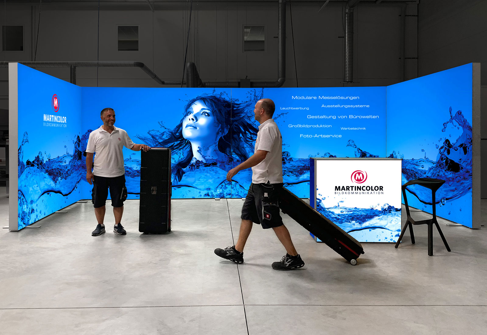 ALU STAR LED Messestand 1 ALU STAR LED Messestand 1