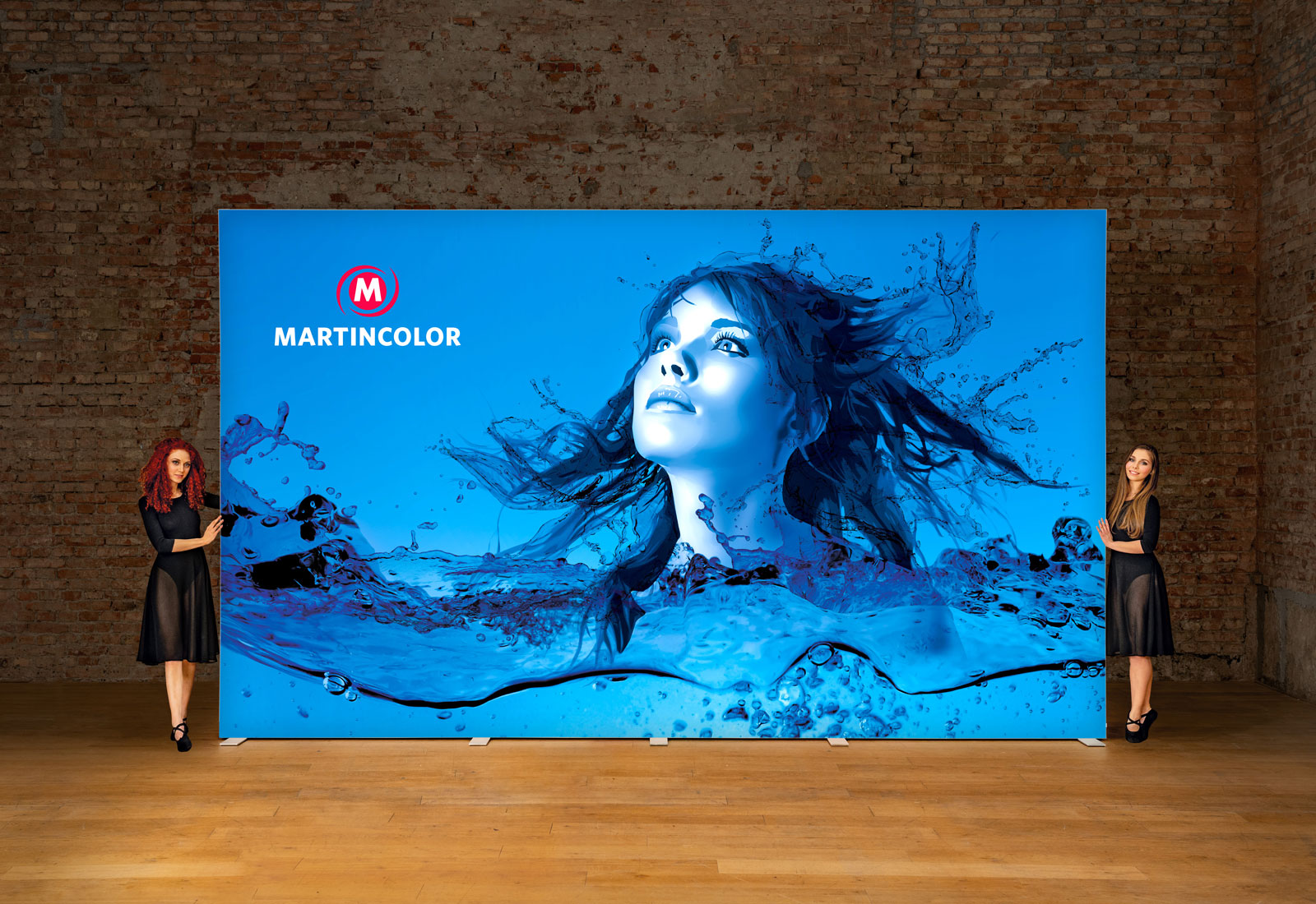 ALU STAR LED Messewand gerade ALU STAR LED Messewand gerade