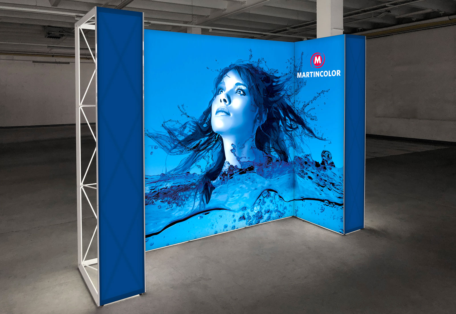 GRID Lightbox Messestand Ecke GRID Lightbox Messestand Ecke