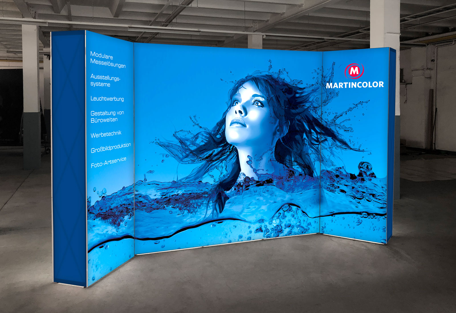 GRID Lightbox Messestand Flügel GRID Lightbox Messestand Flügel