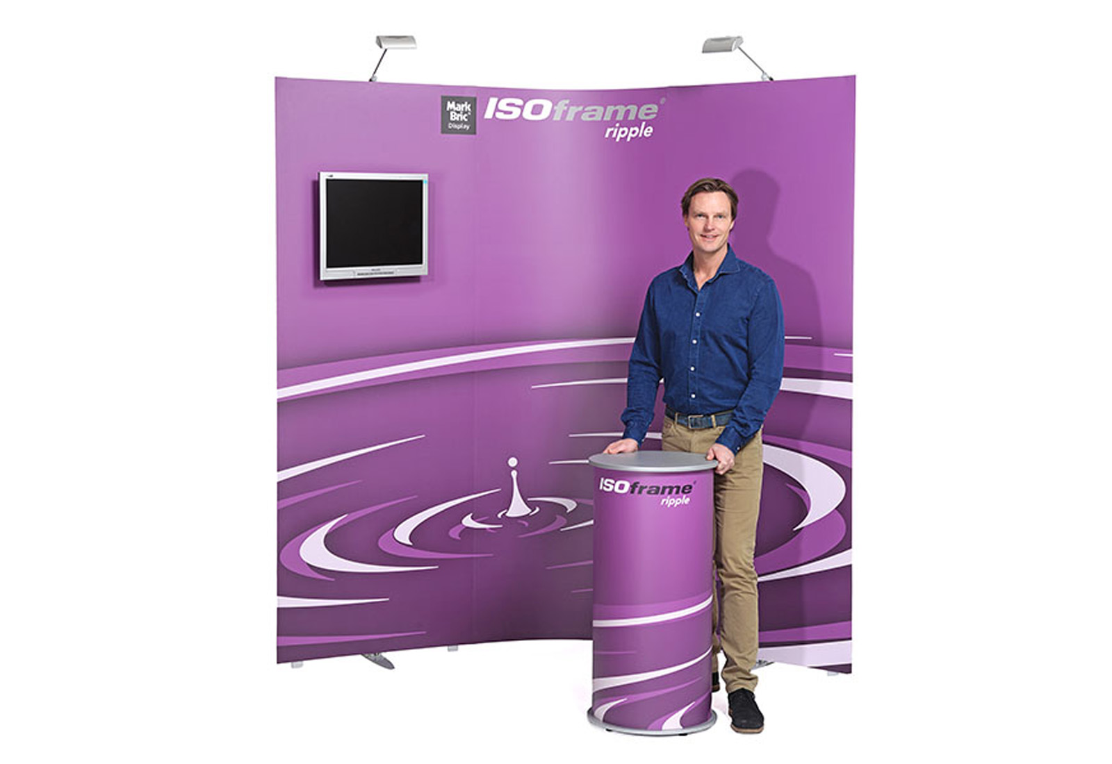 ISOframe ripple mit TV-Halterung ISOframe ripple mit TV-Halterung