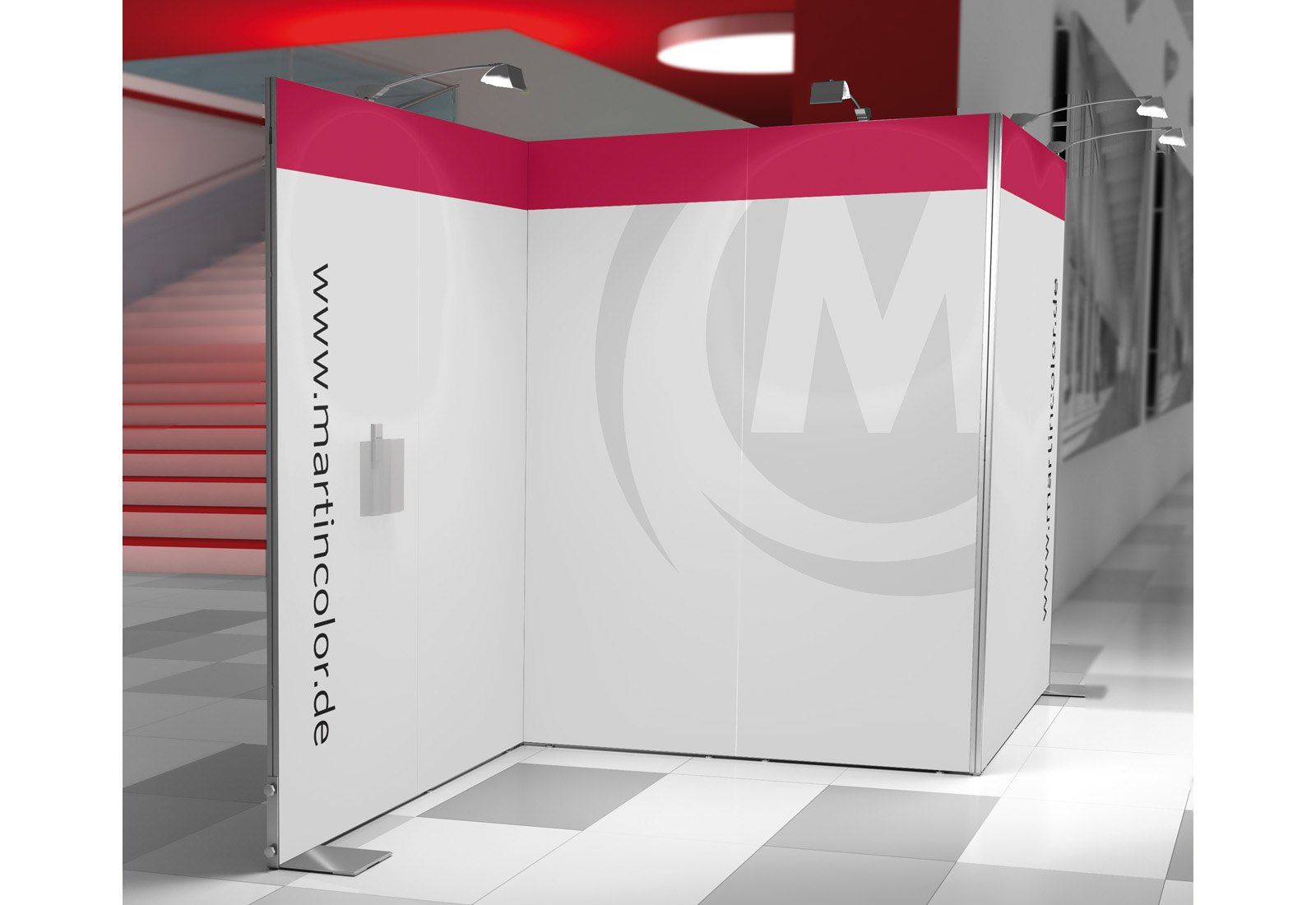 OCTAwall Messestand Z-Form OCTAwall Messestand Z-Form