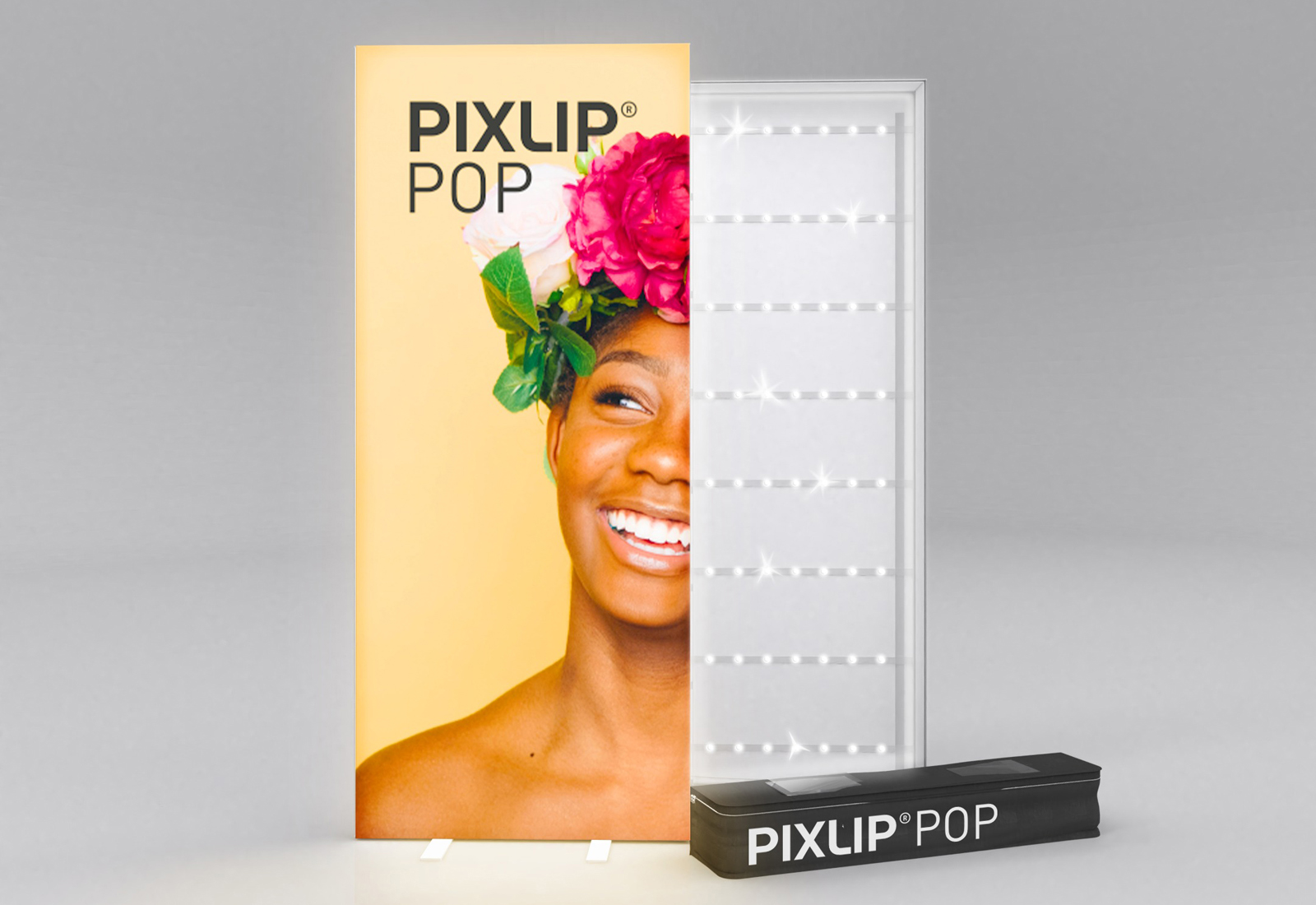 PIXLIP POP LED-Display Beispiel PIXLIP POP LED-Display Beispiel