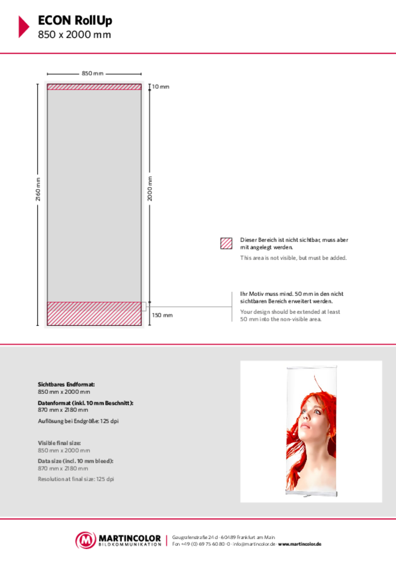 ECON RollUp Datenblatt PDF