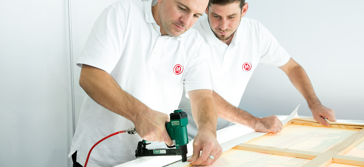 Leinwandbespannungen