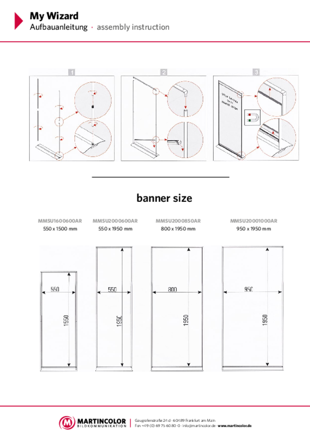 myWizard Aufbauanleitung PDF