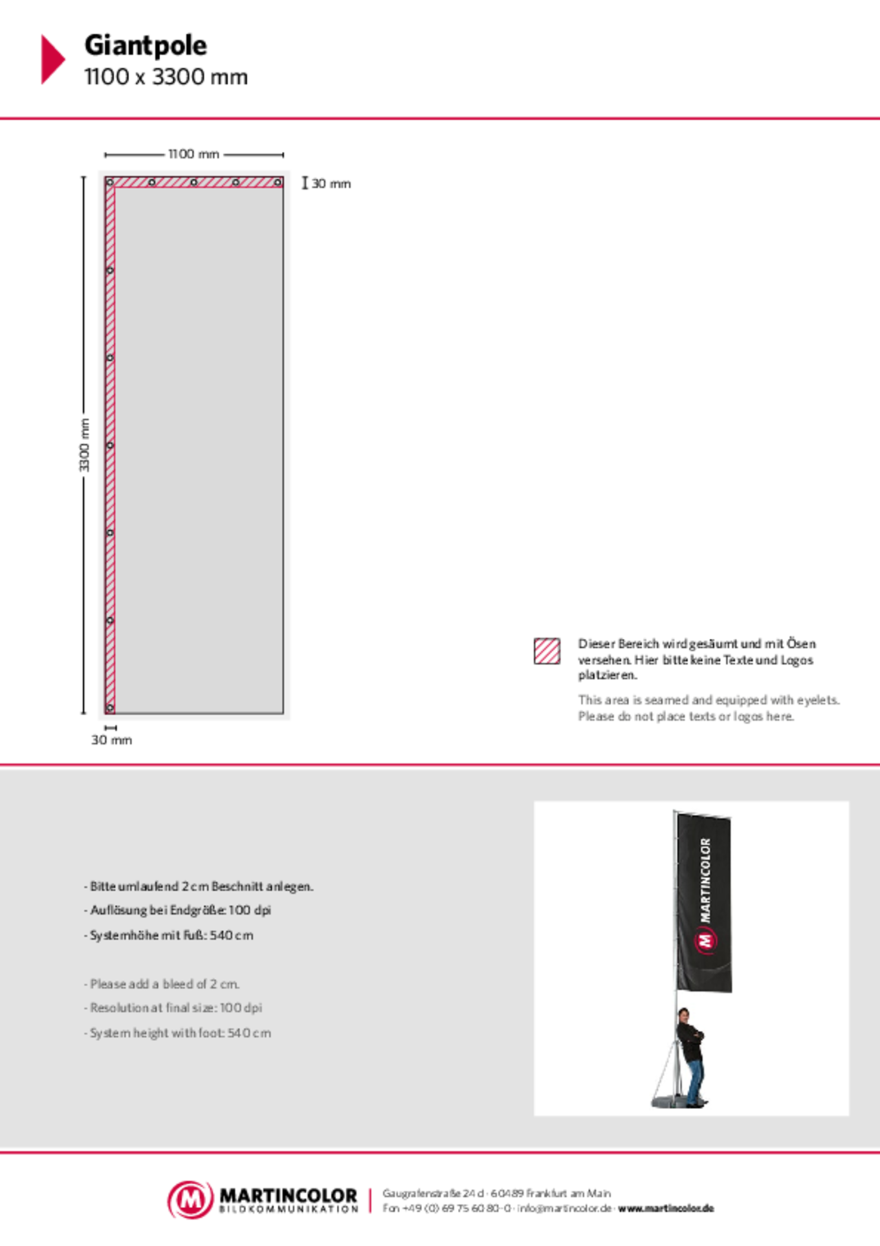 Giantpole Datenblatt PDF