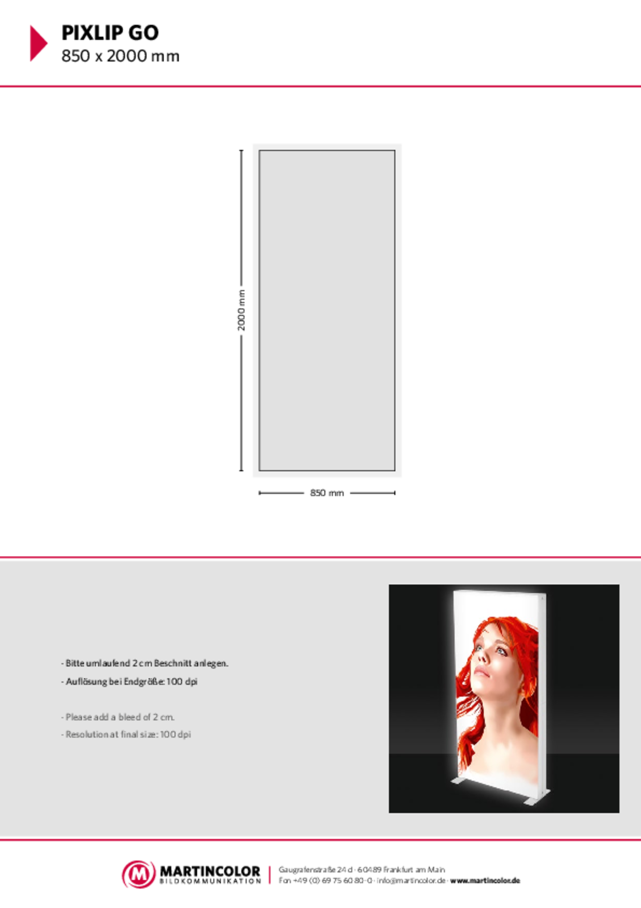 PIXLIP GO Datenblatt PDF