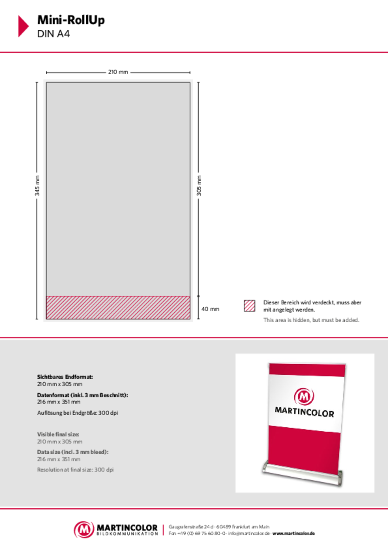 Mini Rollup Datenblatt PDF