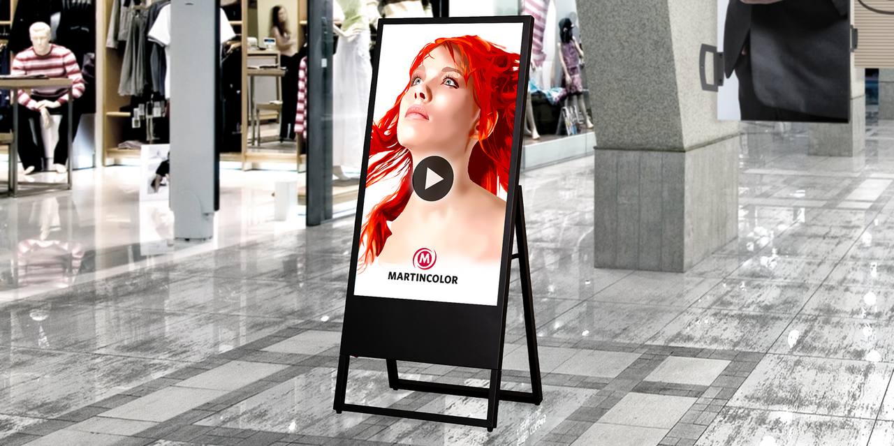 Digitale Kundenstopper