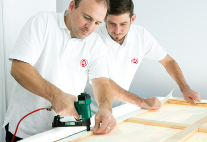 Leinwandbespannungen