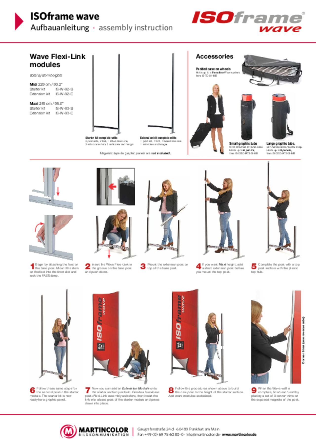 ISOframe wave Aufbauanleitung PDF