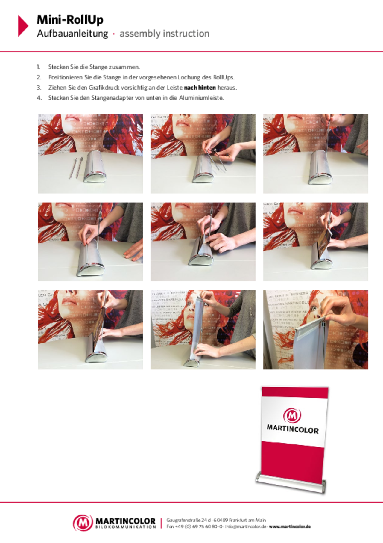 Mini Rollup Aufbauanleitung PDF