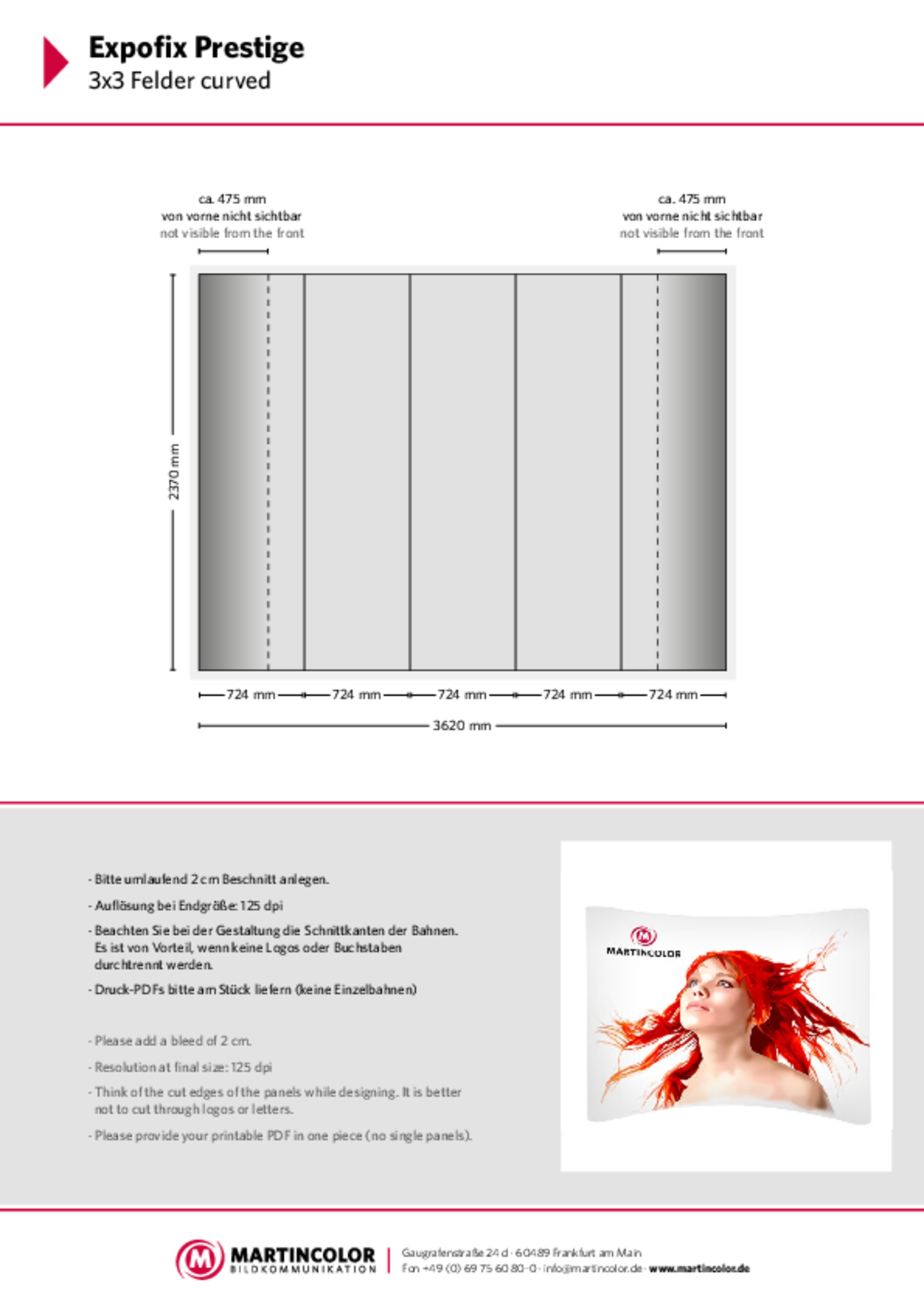 Expofix Prestige Faltwand data sheet PDF