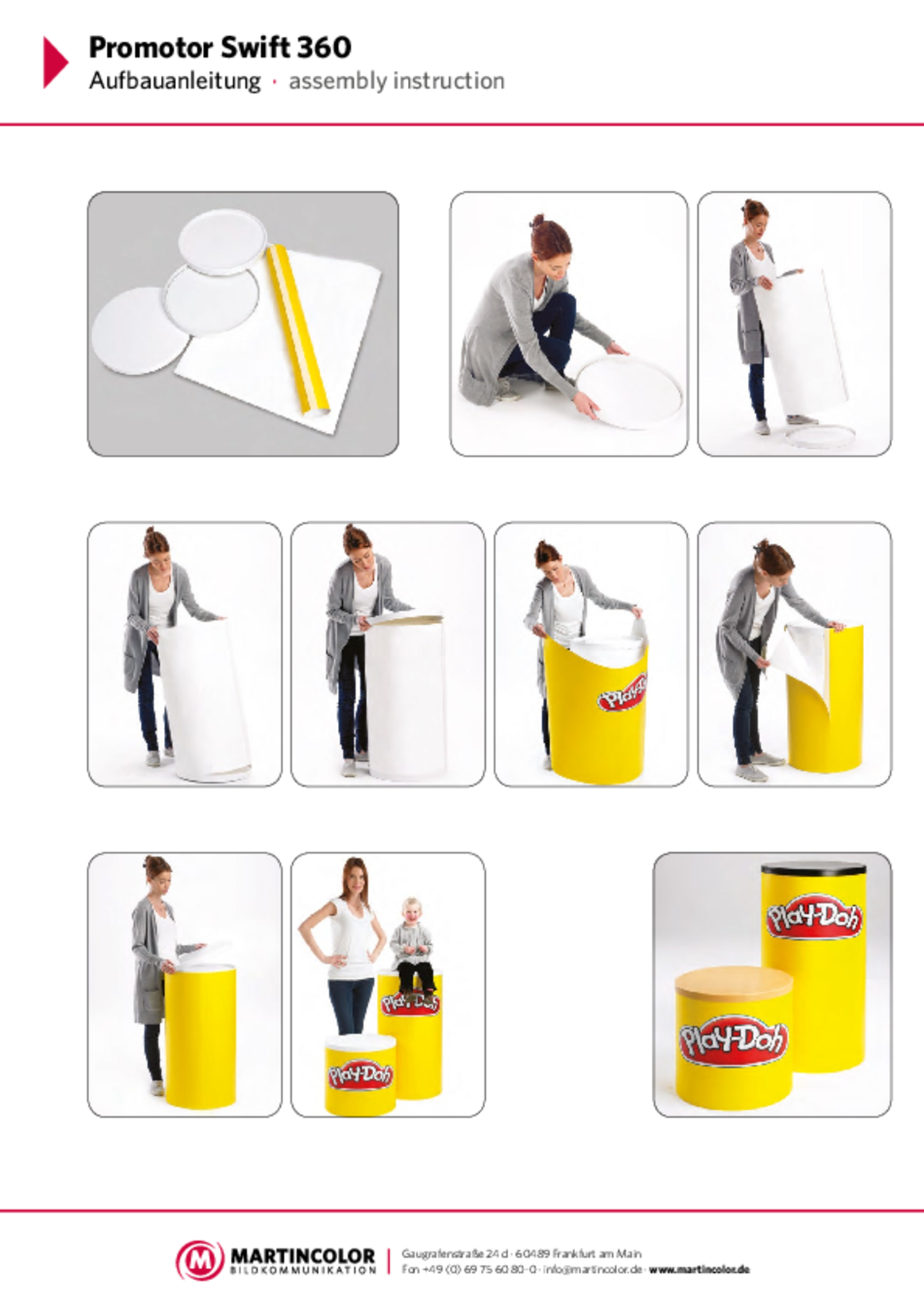 Thekensäule SWIFT Aufbauanleitung PDF