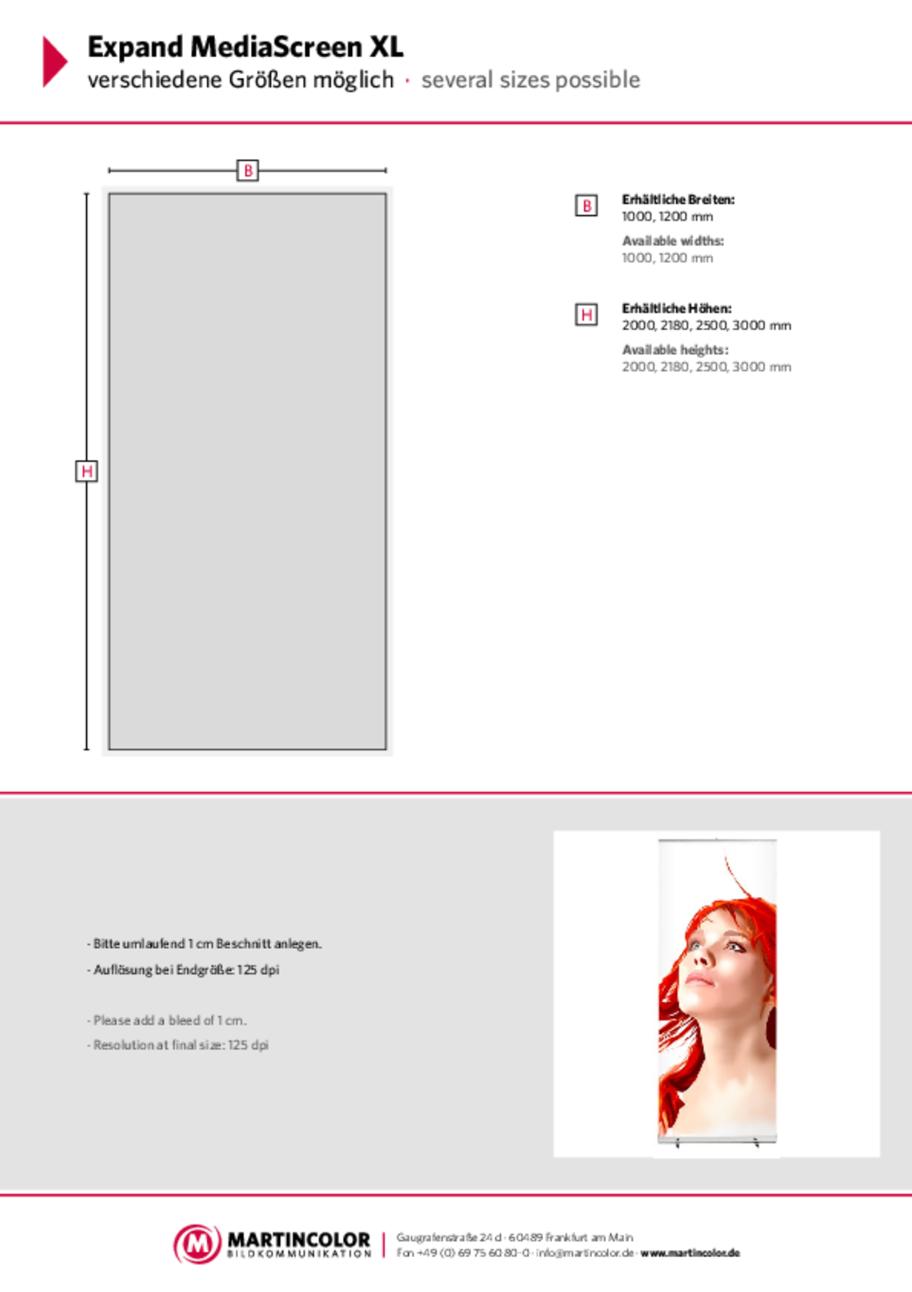 Expand MediaScreen XL Datenblatt PDF