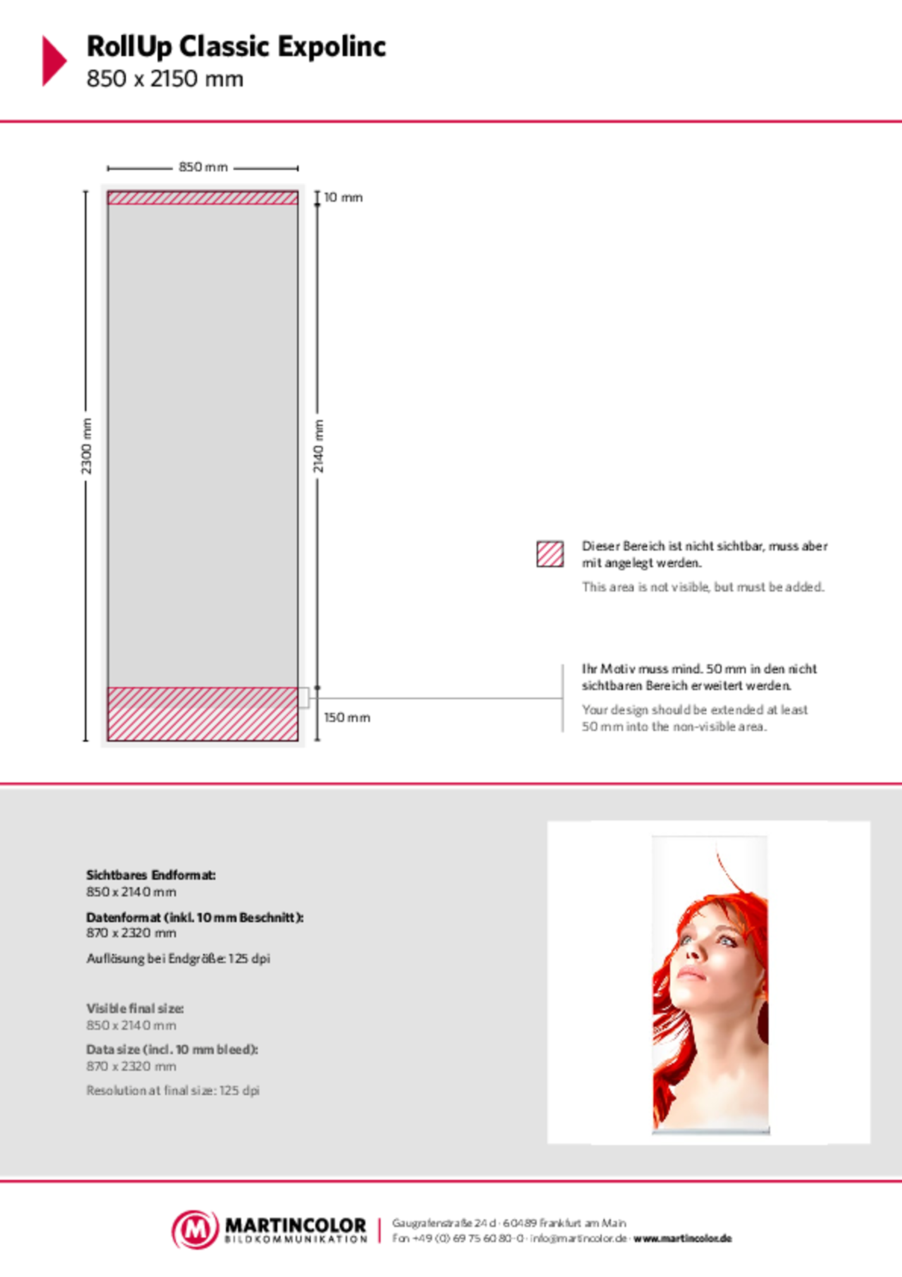 RollUp Classic Expolinc Datenblatt PDF